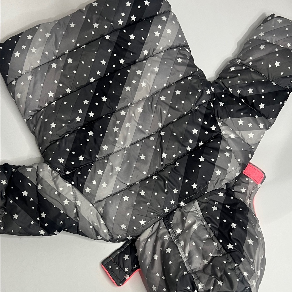 Pink Platinum Starry Black Jacket Girls size 24M - Picture 5 of 9